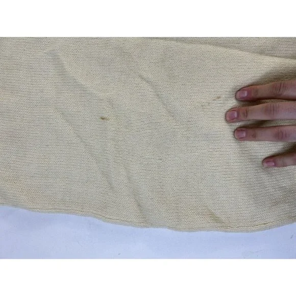 Vintage Wool Felted Yarn Country Floral Mini Micro Sweater Dress - Picture 9 of 11